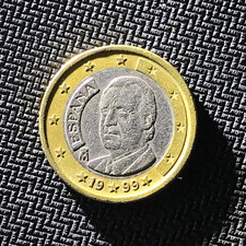 Moneta 1 EURO 1999 Juan Carlos