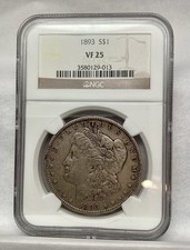 1893 Morgan Silver Dollar NGC