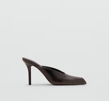 MANGO Scarpe in pelle marrone