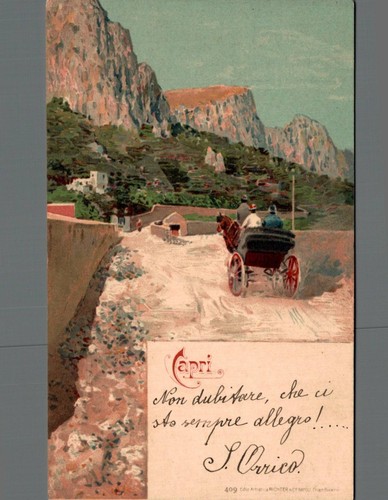 Napoli capri veduta calesse - veduta,,