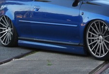 Battitacco laterale design minigonne laterali ABS per Ford Focus 2 DA3