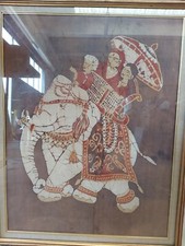 Dipinto Su Stoffa Asiatico