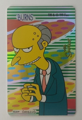 Simpson card kinder ferrero - simpson,