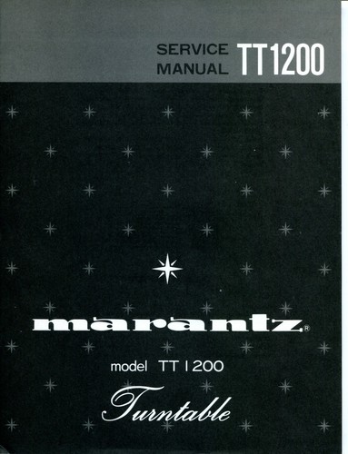 Manuale servizio giradischi - manuale,