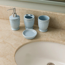 Set bagno 4 pezzi: dispenser