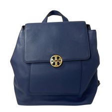 Zaino in pelle TORY BURCH, blu