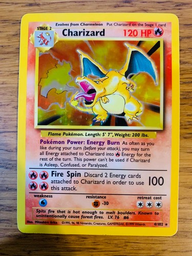Charizard holo base - (4/102),