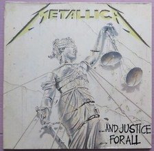 METALLICA - ...AND JUSTICE FOR ALL -  VINYL LP - EUROPE 1988  EX/EX+