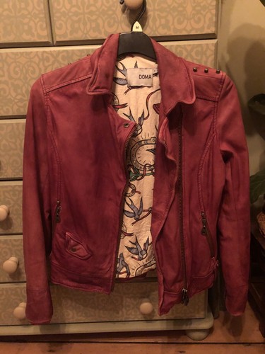 Giacca biker donna 100 pelle - giacca,
