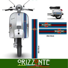 Fasce adesive Martini compatibili per vespa scooter fasce stickers decalcomanie