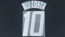 RUI COSTA #10 AC Milano Casa 2002-2004 Set Nome Fatto a Mano Personalizzato