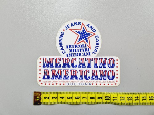 Adesivo mercatino americano - adesivo,