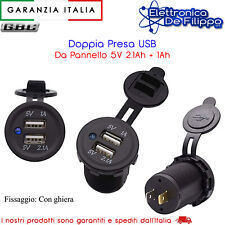 Doppia Presa USB Da Pannello