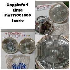 Coppia Fari Elma Fiat 1300 1500 1s Nuovi Originali  600 E 850t