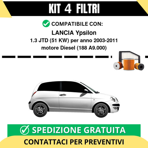 Kit filtri tagliando - filtri,