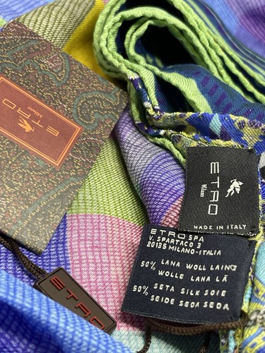 Etro paisley cashmere - cashmere, silk