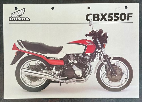 Honda cbx550f foglietto - cbx550f,