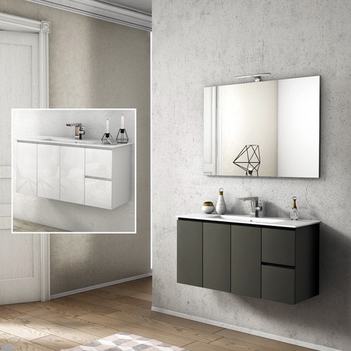 Mobile arredo bagno sospeso - mobile,
