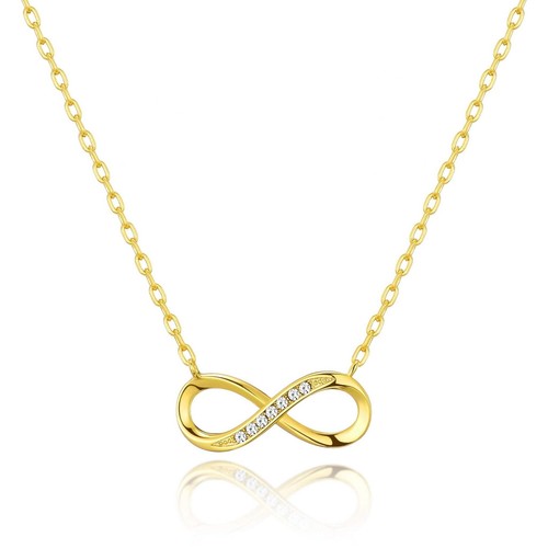 Collana con ciondolo infinito