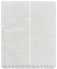 112/L] PAGINA FOGLI SCHEDE TELEFONICHE INSERIMENTO LATERALE CONFEZIONE 10 FOGLI