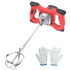 Miscelatore Calcestruzzo Elettrico 2100W 6 Velocità Miscelatore Fango Portatile per Vernice Stucco