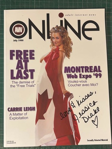 Jessica drake hand signed - hand,