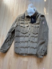 Piumino camicia velluto a