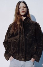 GIACCA IN PELLE SCAMOSCIATA