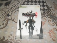 XBOX 360 NINJA II GAIDEN MANUALE ITALIANO ORIGINALE RARO