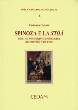 Ciscato, Costan..SPINOZA E LA