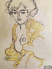 Gustav klimt litografia - gustav,