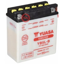 BATTERIA ORIGINALE YUASA YB5L-B 12V 5AH BAOTIAN BT50QT-9 4T Scout 50 2006-2008