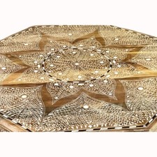 Home Décor Wood Bone Inlay