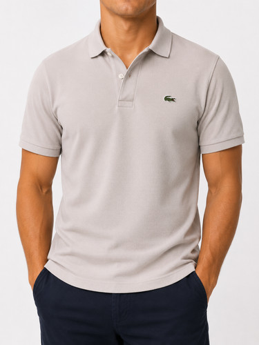 Polo uomo lacoste grigio - uomo,