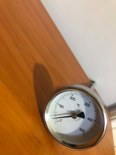 Termometro 500 ø63 sonda - 0-500°,