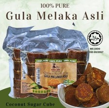 Originale Gula Melaka 100% Cocco Zucchero di Palma Puro Naturale Fatto a Mano