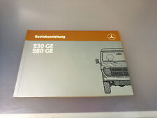 MERCEDES 230GE 280GE Manuale