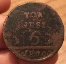 Coin tornesi 1800 kingdom - 6, 1800,