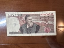 REPUBBLICA ITALIANA LIRE 20000 TIZIANO 21 2 1975 RARA qBB SABAUDA