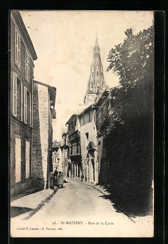 Cpa saint maixent rue - saint-maixent,, de