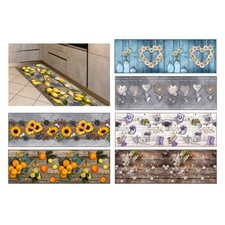 Tappeto corsia cucina antiscivolo con fondo gommato disegno digitale mod. YUMA