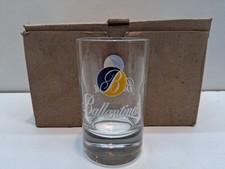 BALLANTINES whisky 6 verres baby carton d'origine bistrot bar vintage