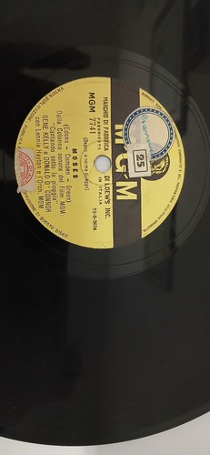 Disco giri m - 78, m.g.m