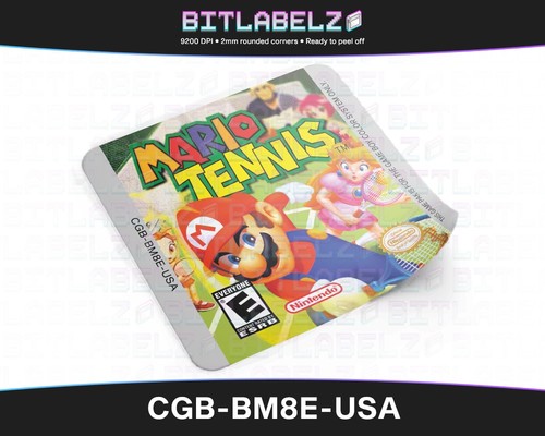 Mario tennis cgb - mario, [cgb-bm8e-usa]