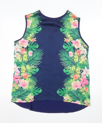 Canotta basic donna - blu, sud