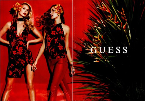 2015 abito rosso guess - 2015, •