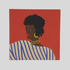 Meschini Giovanni Ritratto di donna africana  Tempera à pochoir s.d. (anni '30)