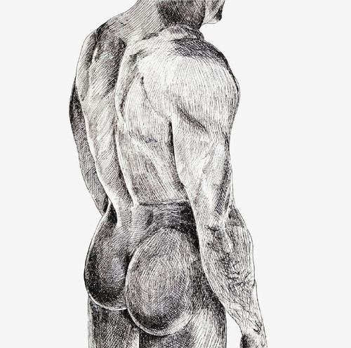 Stampa nudo maschile - nudo,