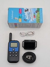 COLLARE + TELECOMANDO fino a 1.5km Microfono CANI ADDESTRAMENTO CANE ANTI ABBAIO