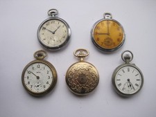 5 orologi da tasca vintage non